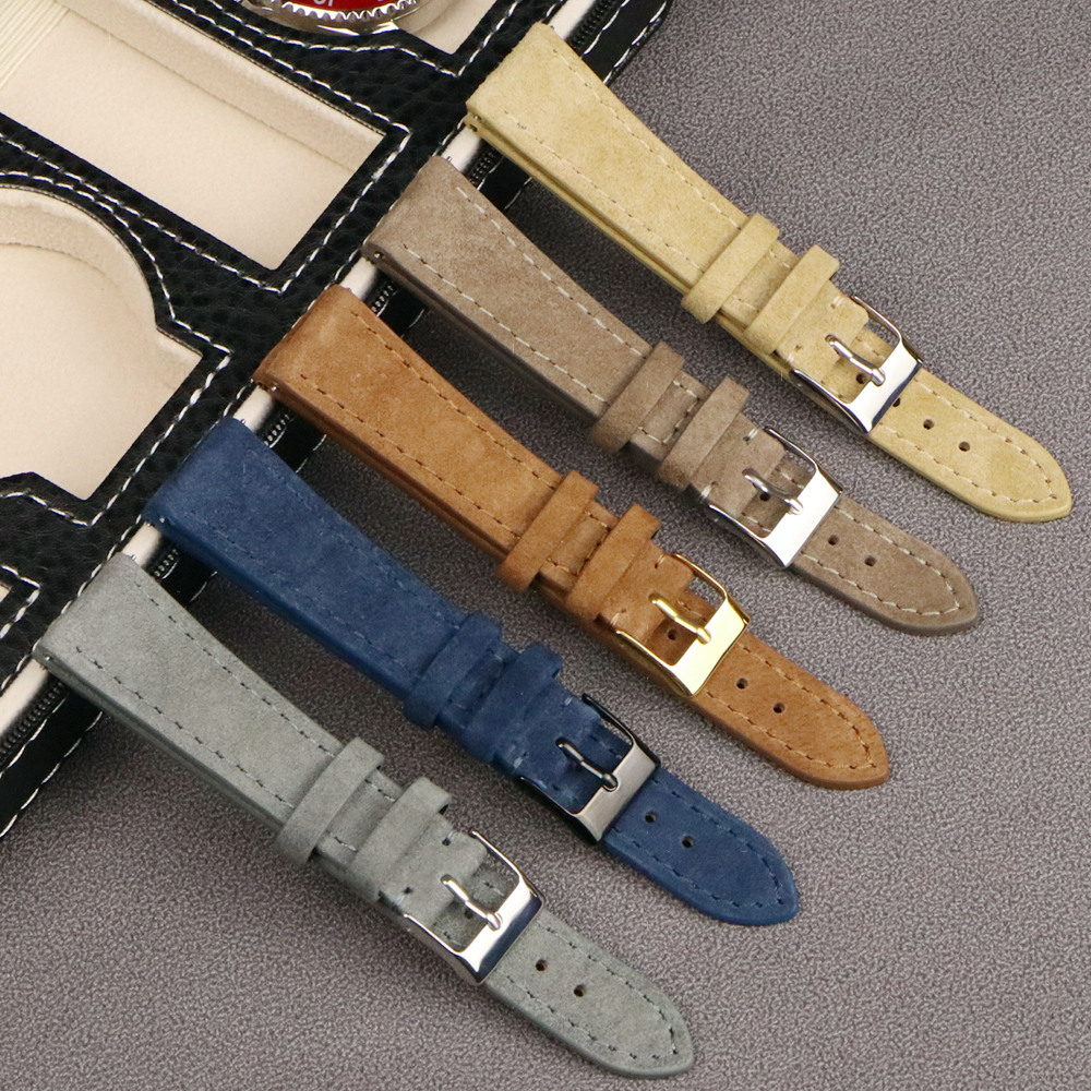 Cartier Watch Santos - Pulseira de relógio de camurça de