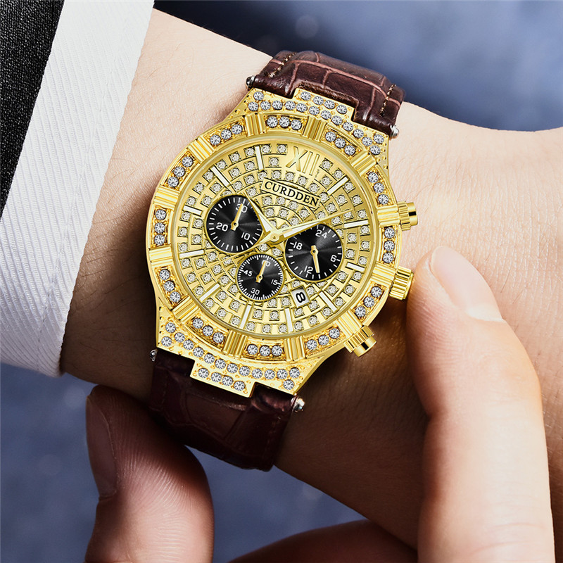 Homens originais corden marca  - Leather Watch Band Men avaliação e preço